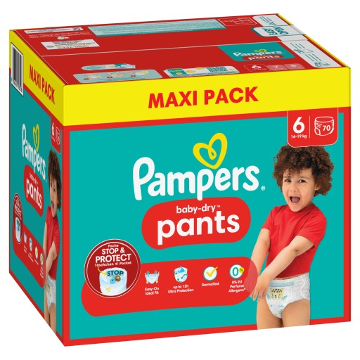 pampers majtki 6 cena