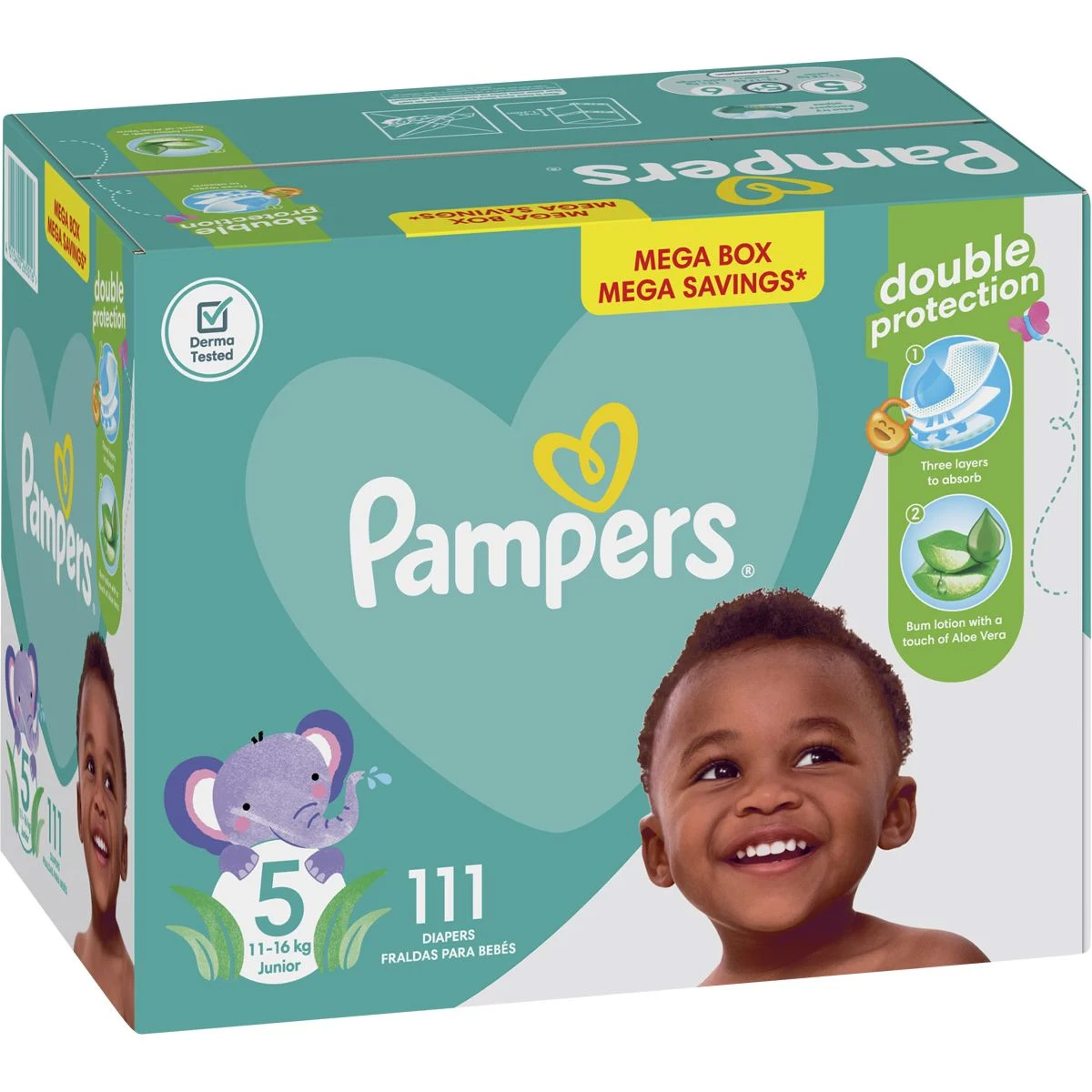 pampers mega box size 5