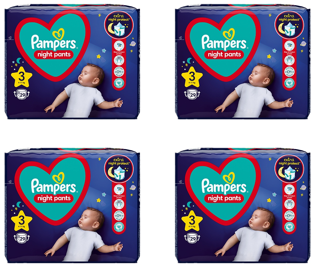 pampers na noc przecieka