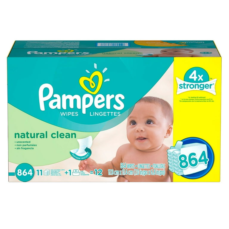 pampers natural clean