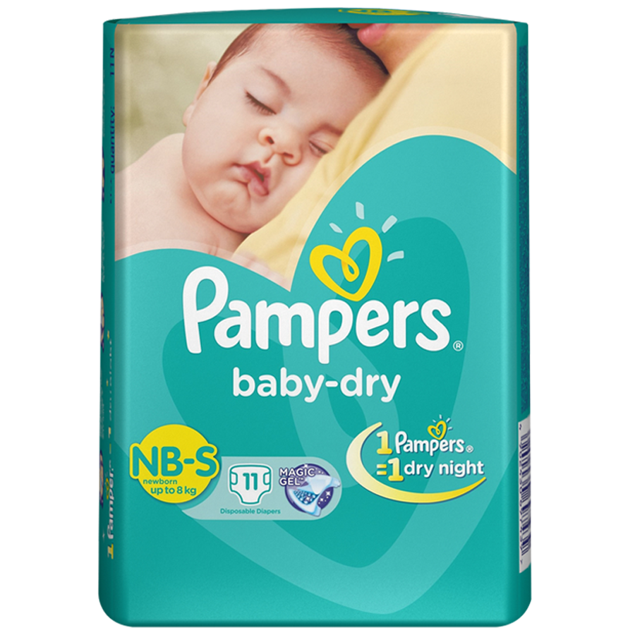 pampers new baby dry 100 szt