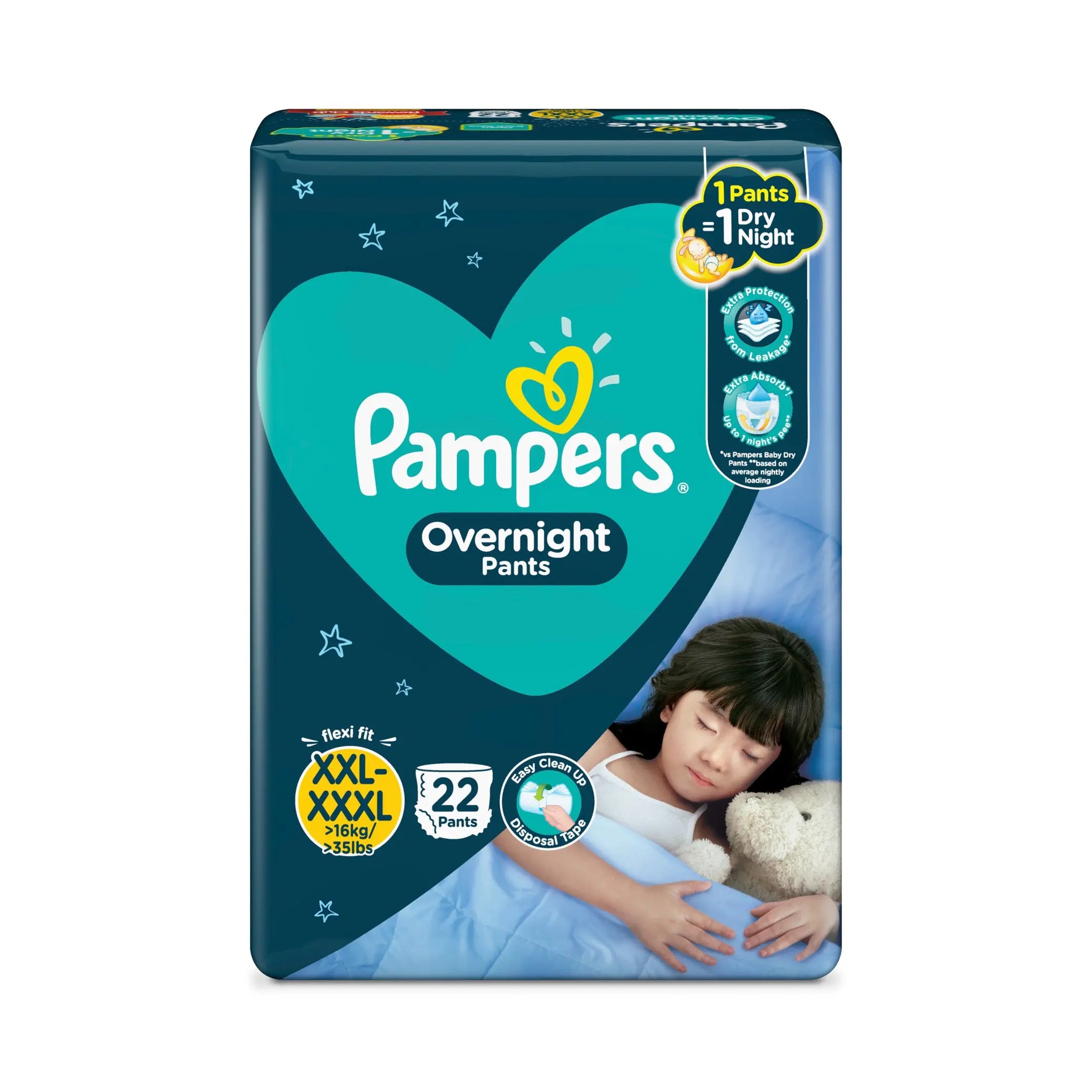 pampers night