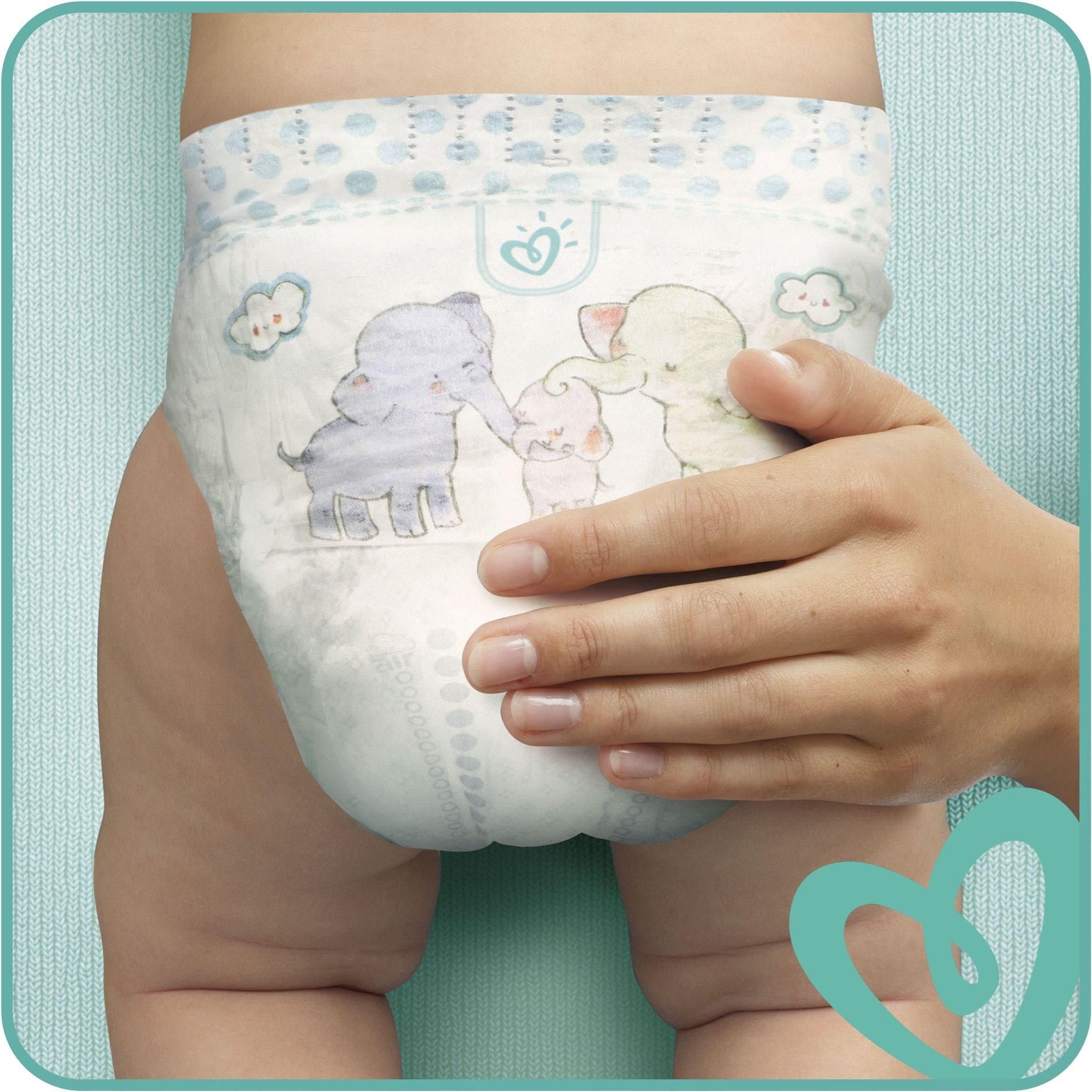 pampers odciska sie na pupie