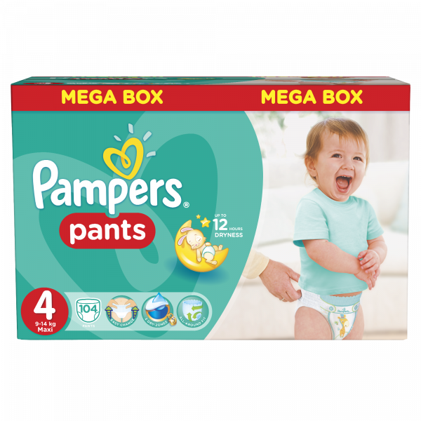 pampers pant mega box