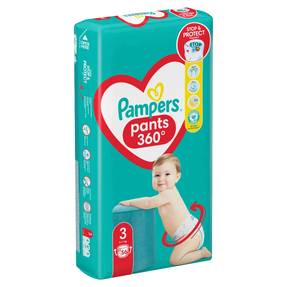 pampers pants 3 midi 120 szt 6-11 kg