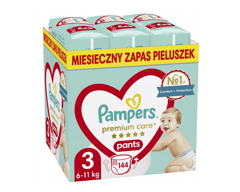 pampers pants 3 zapas miesieczny