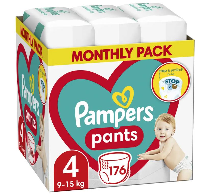 pampers pants 4 176 szt