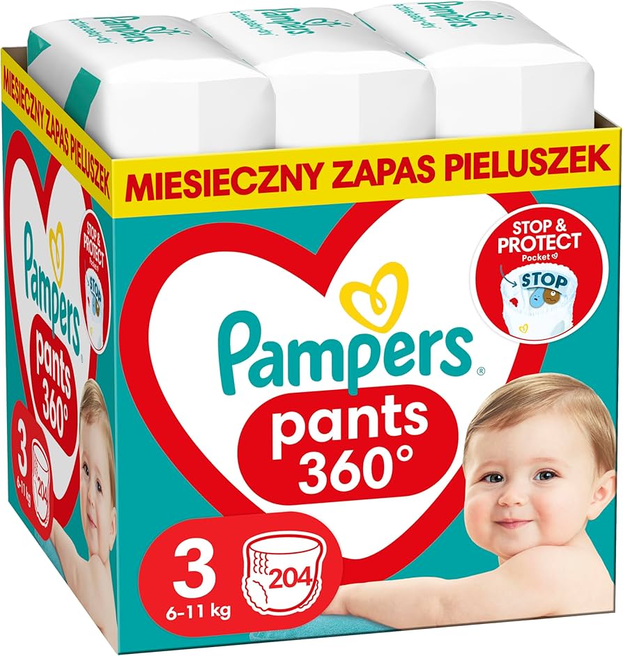 pampers pants 4 male opakowanie