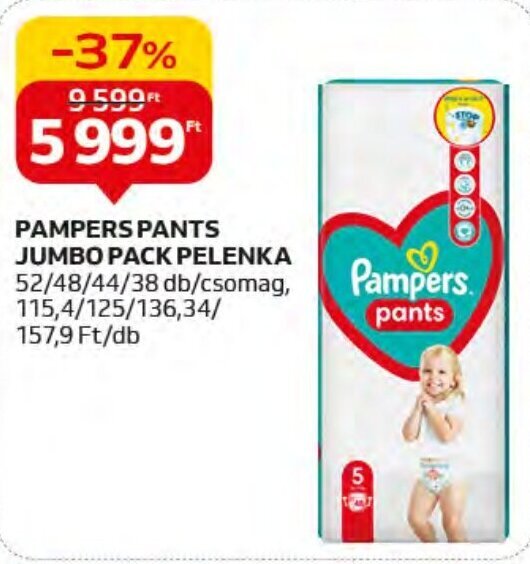 pampers pants 5 auchan