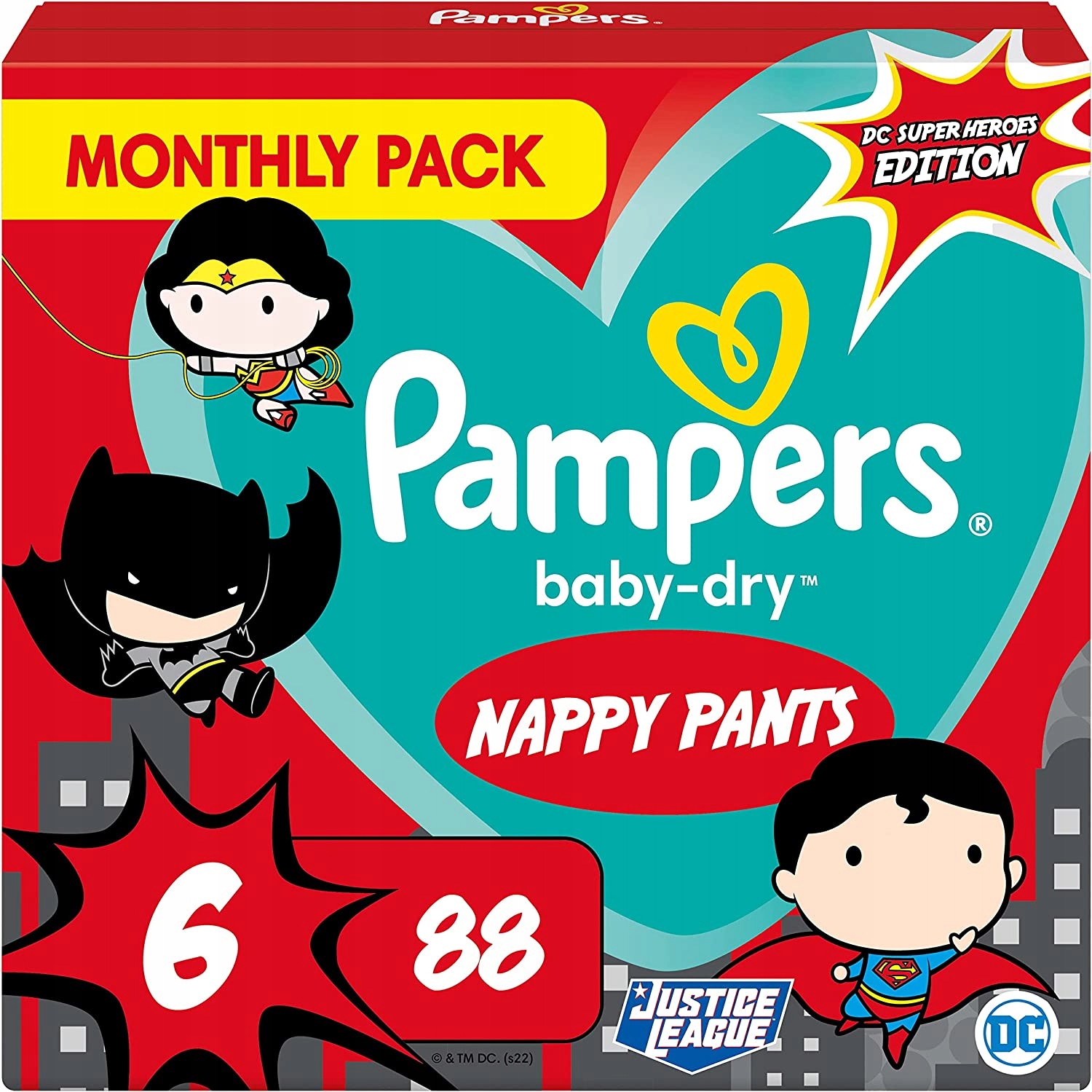 pampers pants rozmiar 6 88 pieluchomajtek