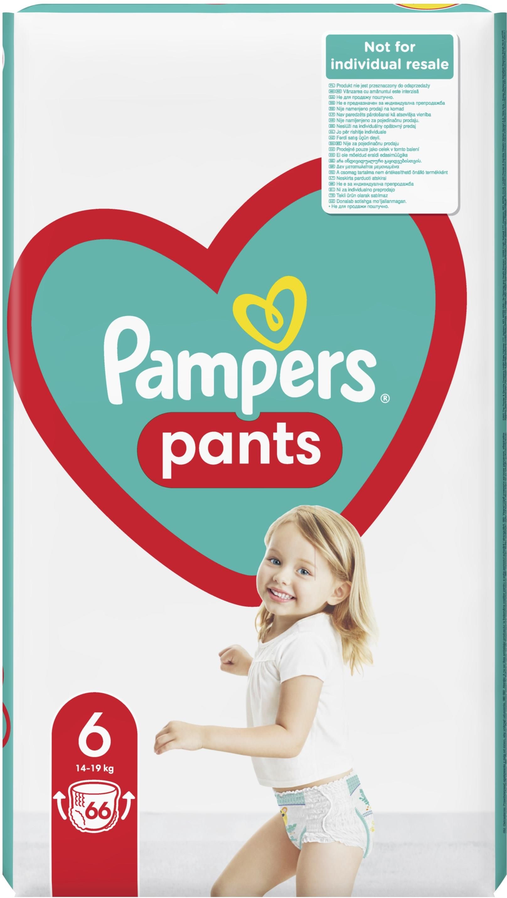 pampers pieluchomajtki active baby pants 6 132szt