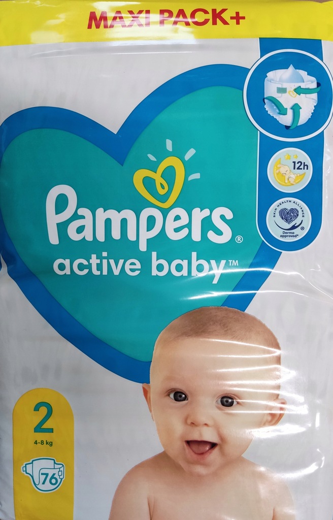 pampers pieluchy 2 4-8 kg maxi pack