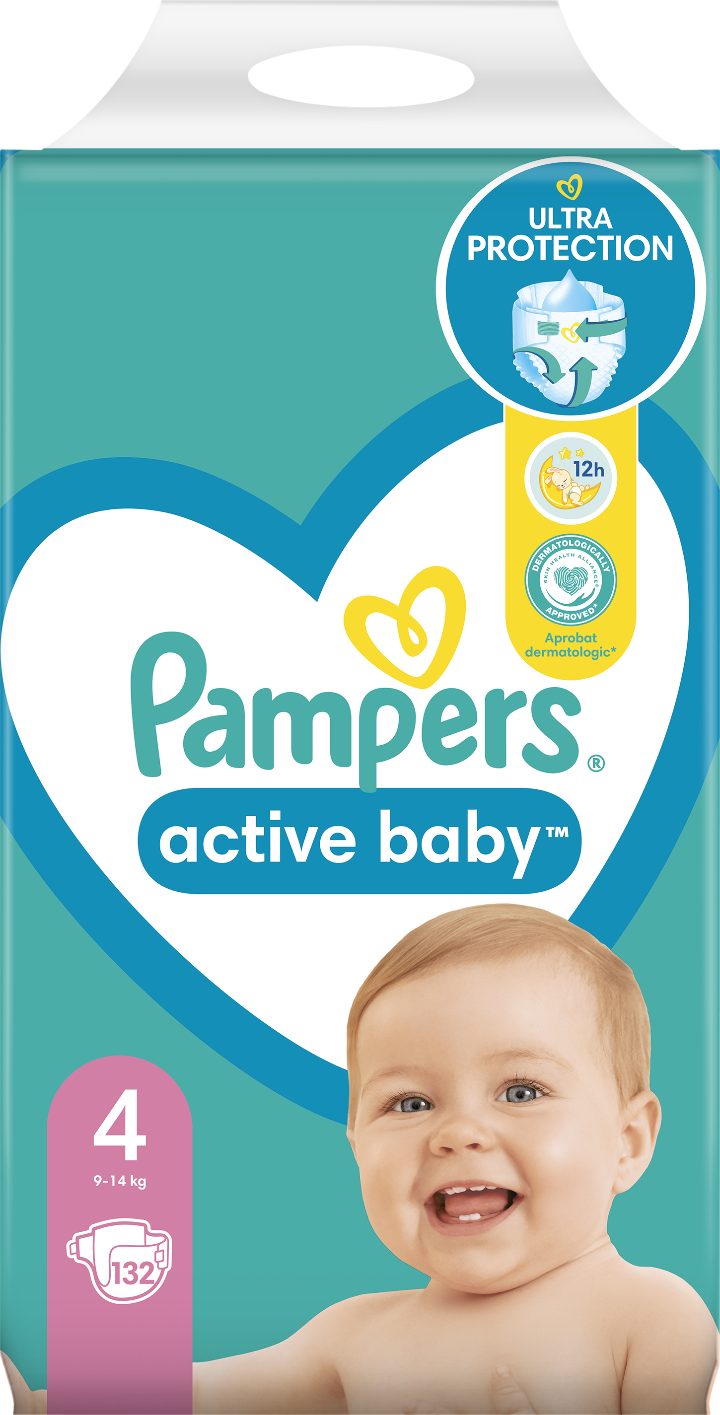 pampers pieluszki active baby maxi 132 szt rozm 4