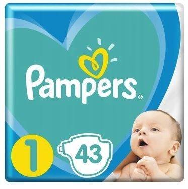 pampers pieluszki new baby 1 newborn 43 sztuki