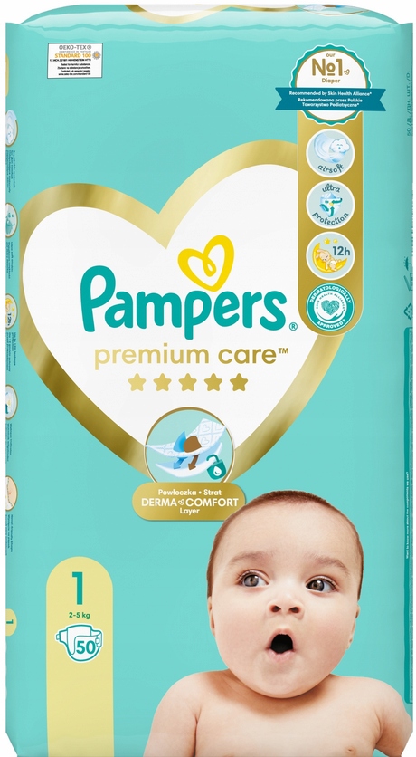 pampers pieluszki new born premium care