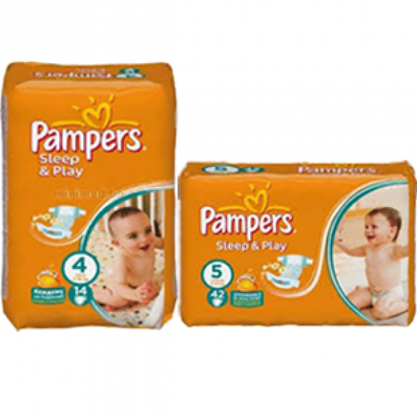 pampers play and sleep 4 netto