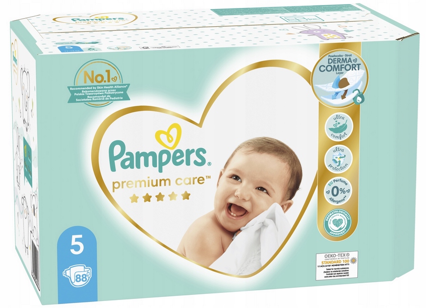 pampers premium care 1 new baby pieluchy 88szt pieluszki