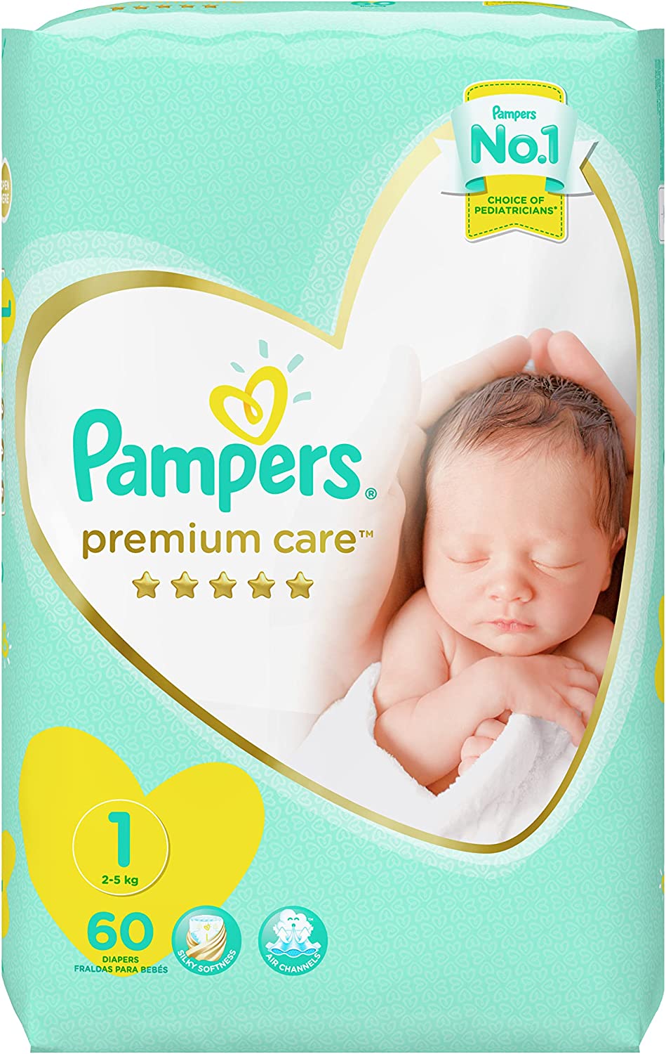 pampers premium care 1 new born 2-5kg