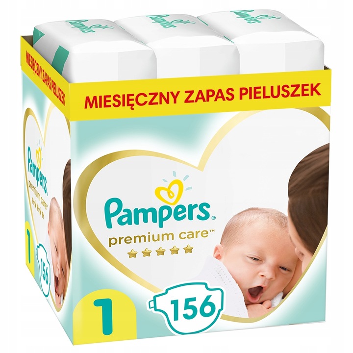 pampers premium care 1 pieluszki pieluchy 156szt