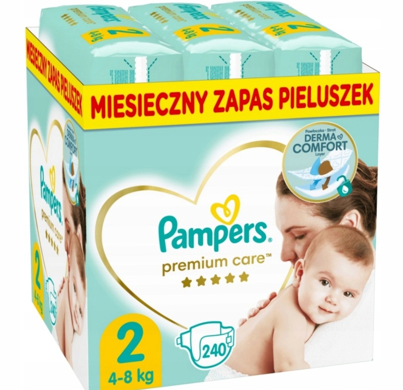 pampers premium care 2 240 cena