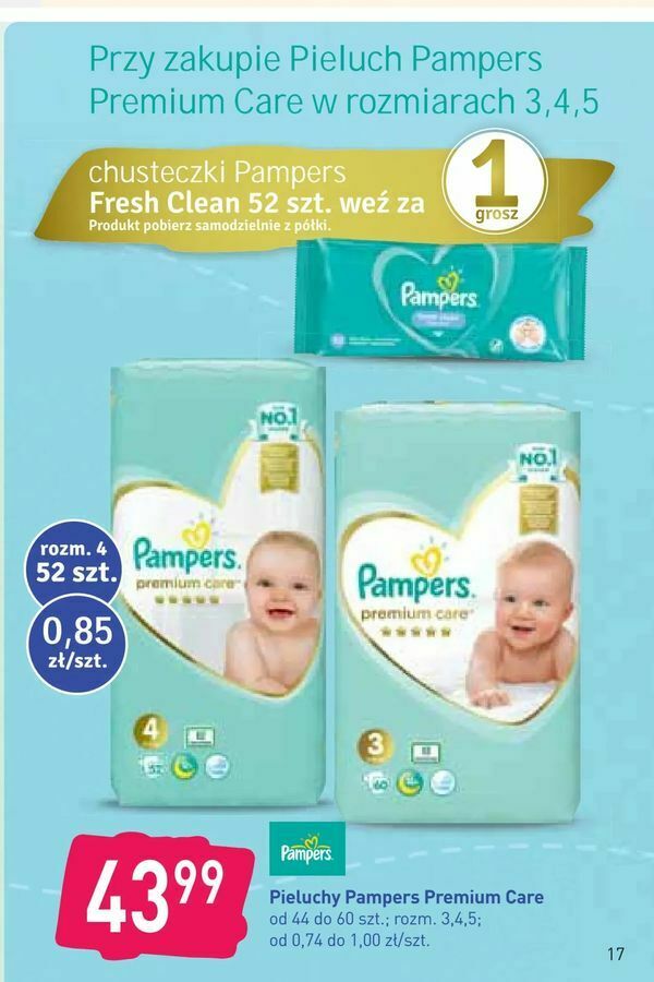 pampers premium care 2 stokrotka