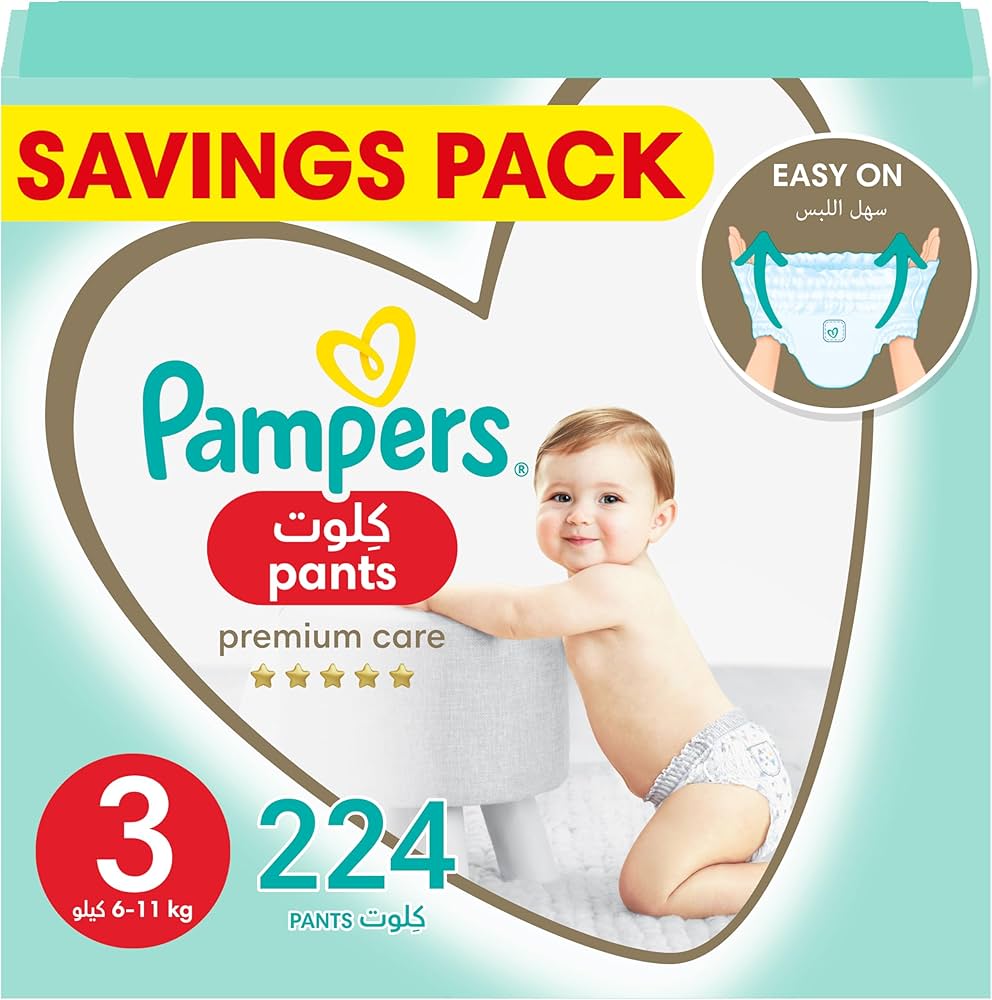 pampers premium care 3 pants cena