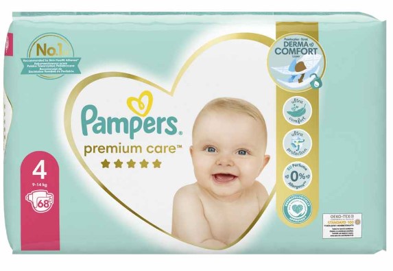 pampers premium care 4 cena