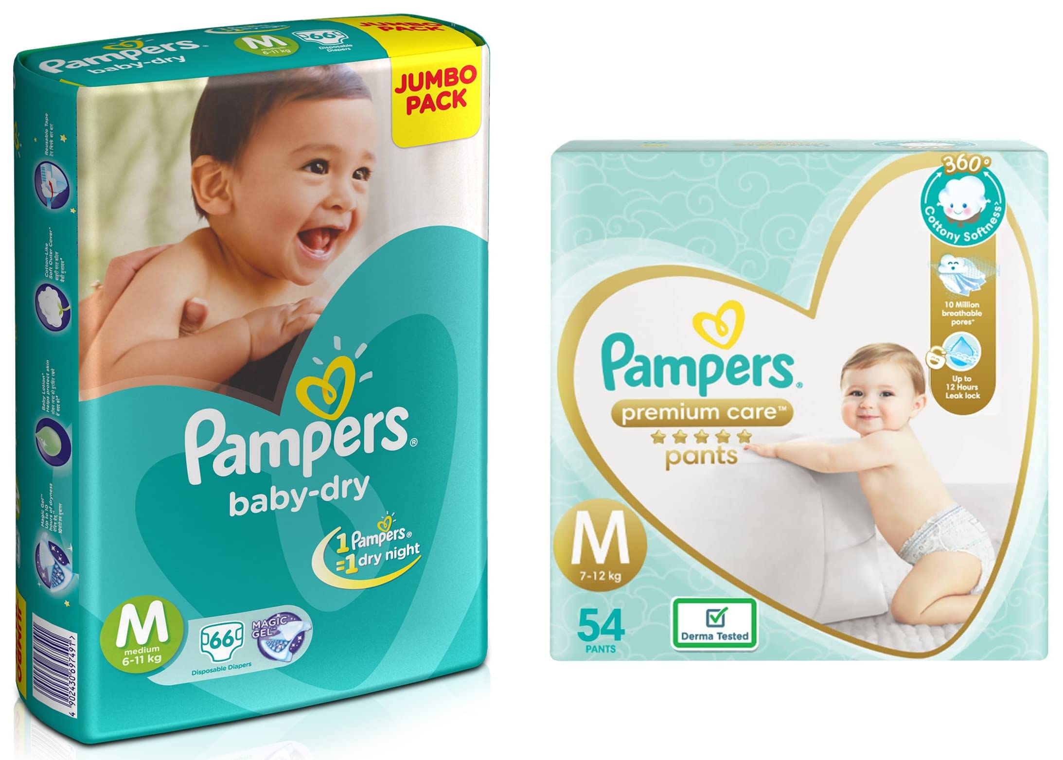 pampers premium care a dry