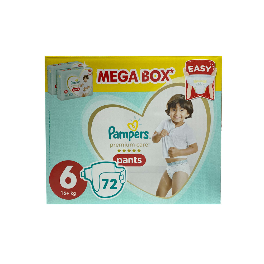 pampers premium care pants mega box