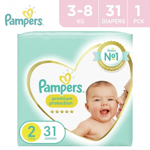 pampers premium protection 2 31 sztuk