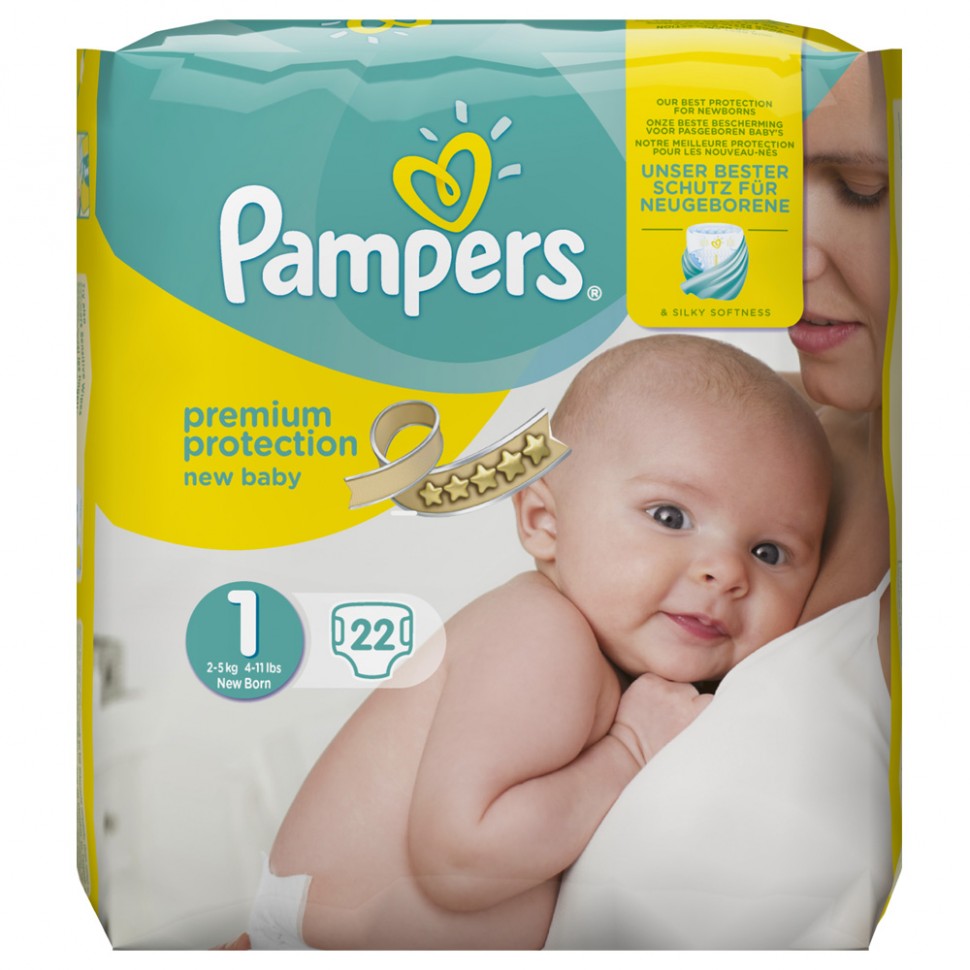 pampers premium protection new baby 2