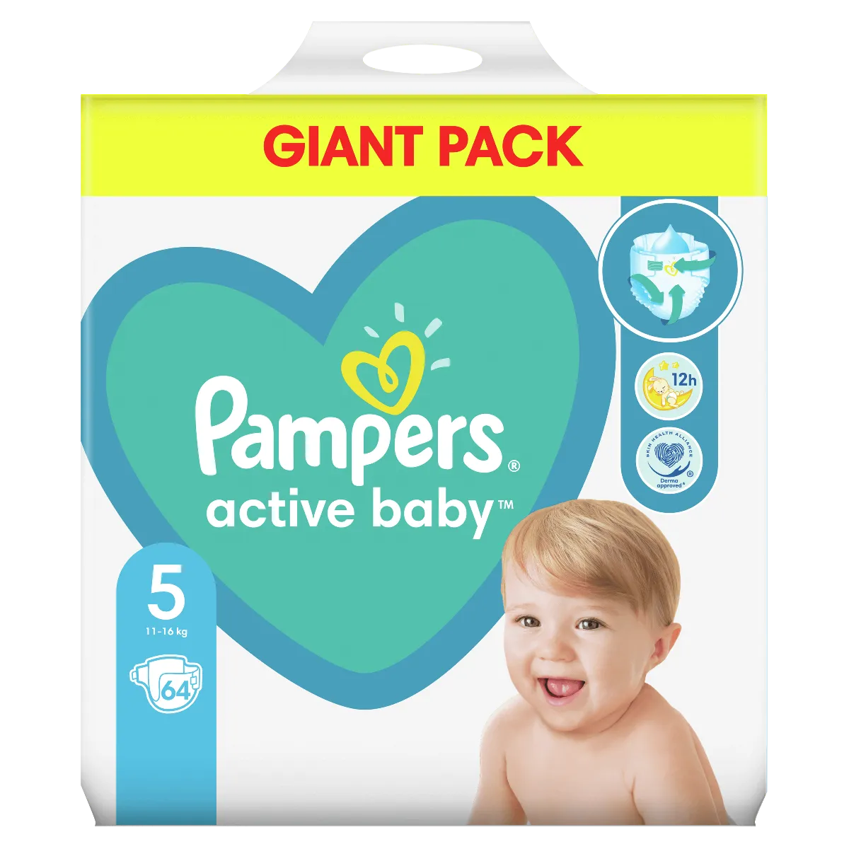 pampers przemaka bokami