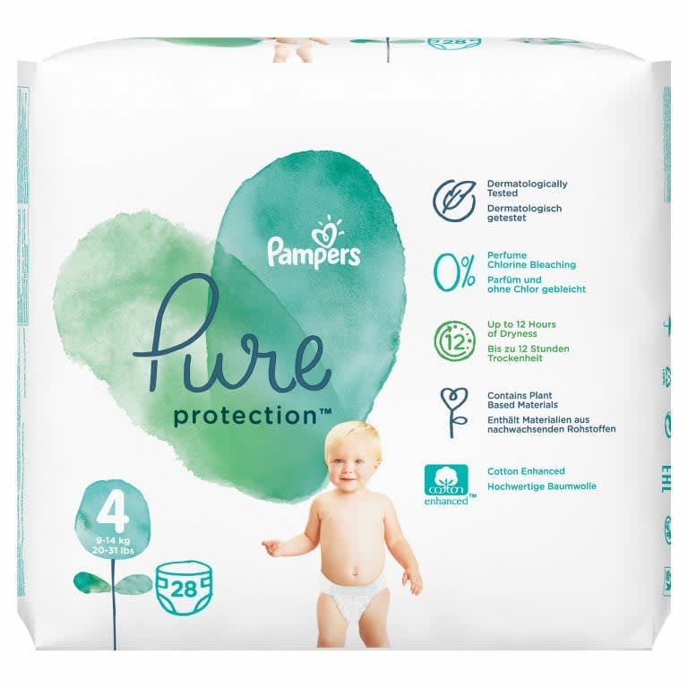 pampers pure protect 4