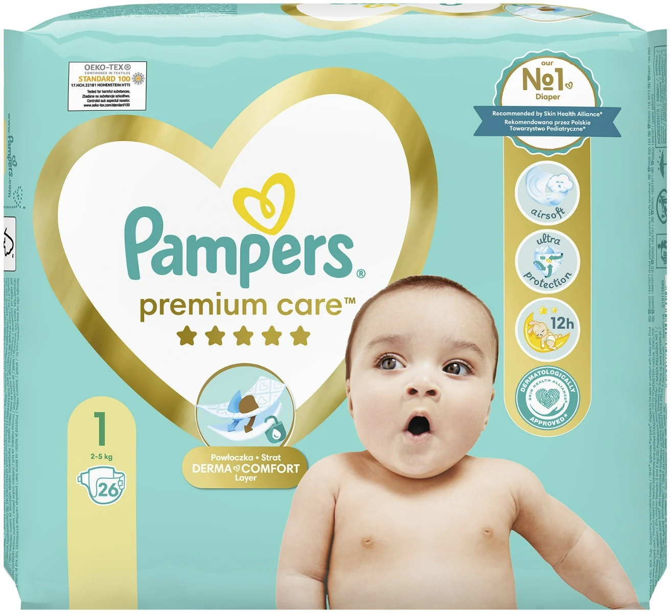 pampers rozmiar 1 a 2