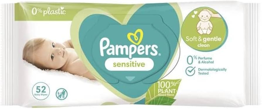 pampers sensitive 1 chusteczki