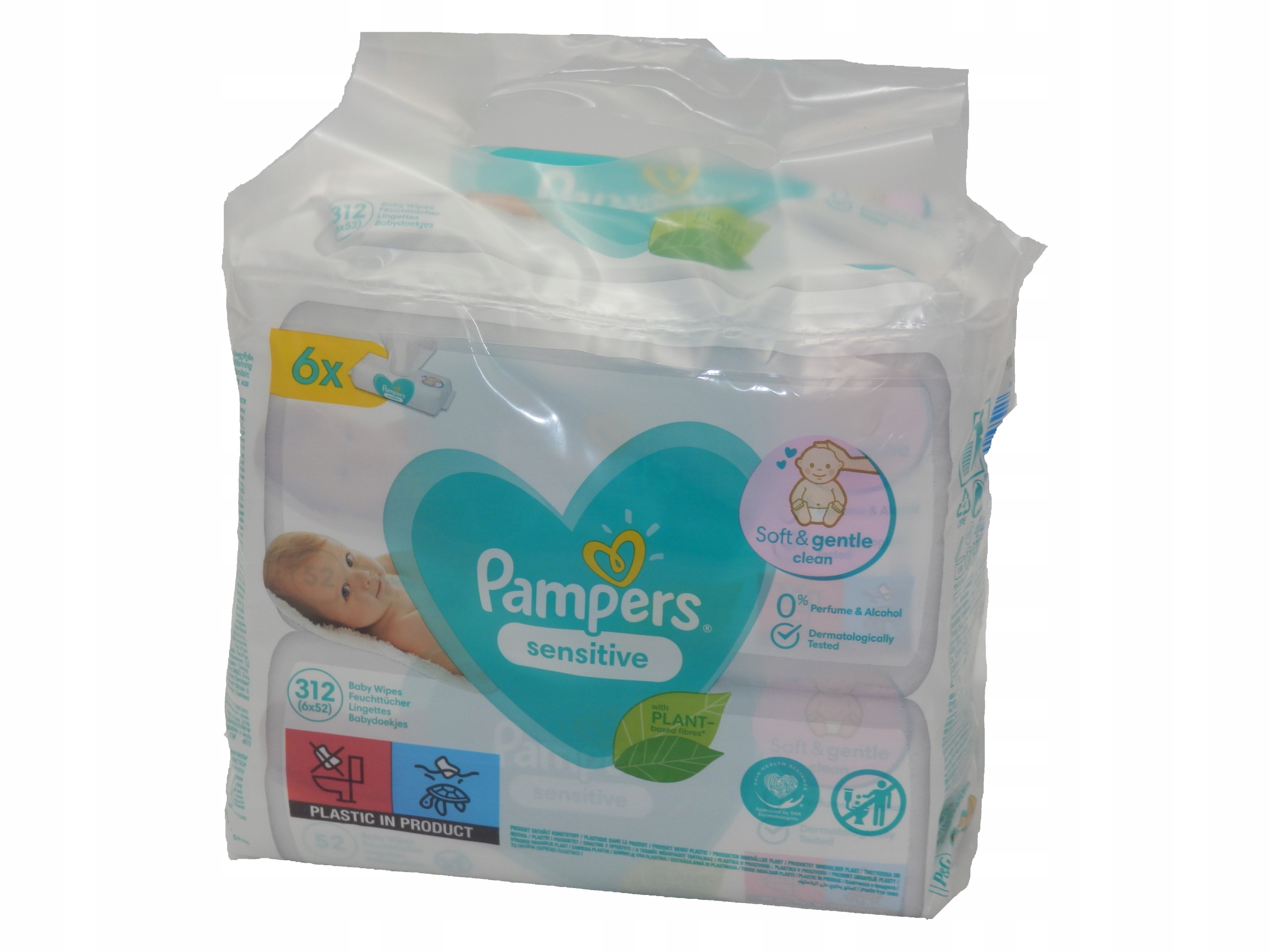 pampers sensitive chusteczki zapach