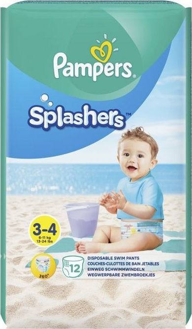 pampers splashers size 3 4