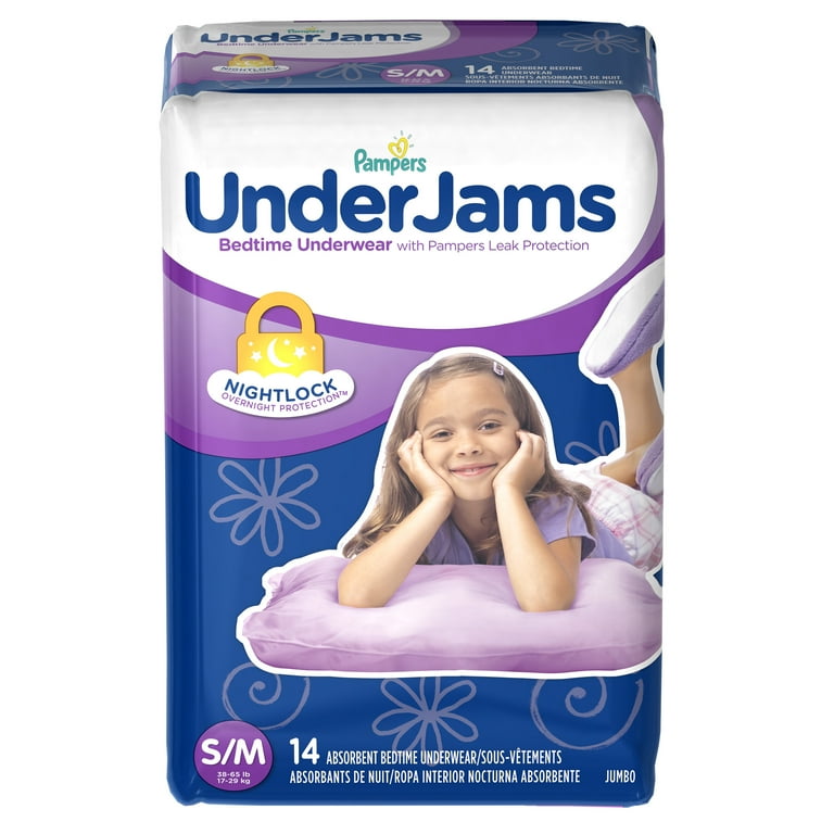 pampers underjams s m