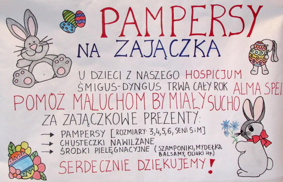 pampers w szkole