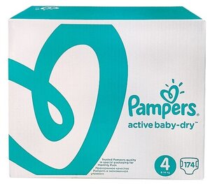 pampersactive baby-dry pieluchy 4 maxi 8-14 kgtesko