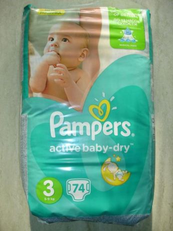 pampers.active dry 3 74.szt