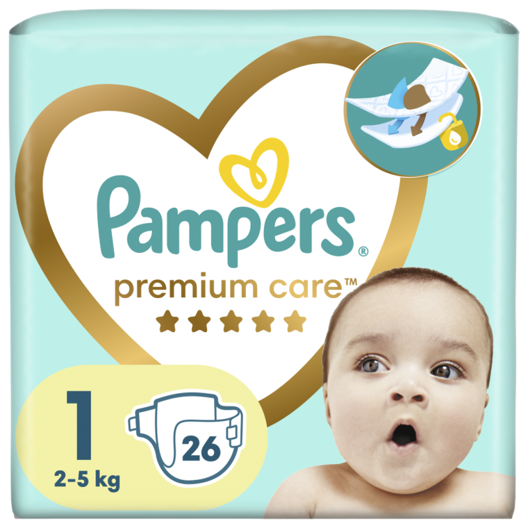 pampersy pampers 23 szt 2-5 kg