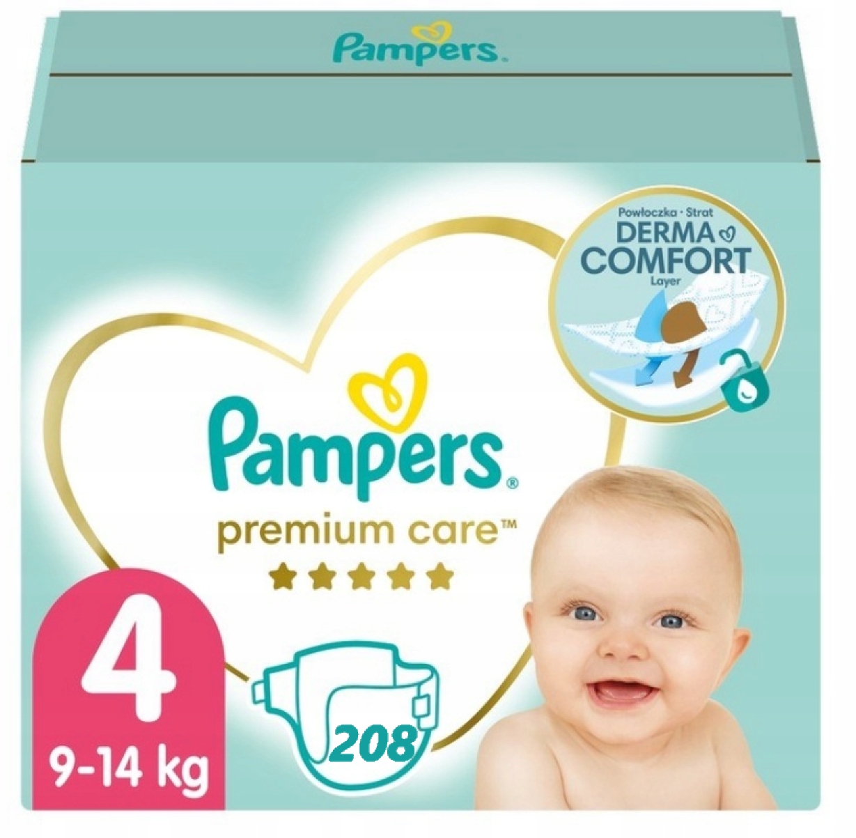 pampersy pampers 4 208