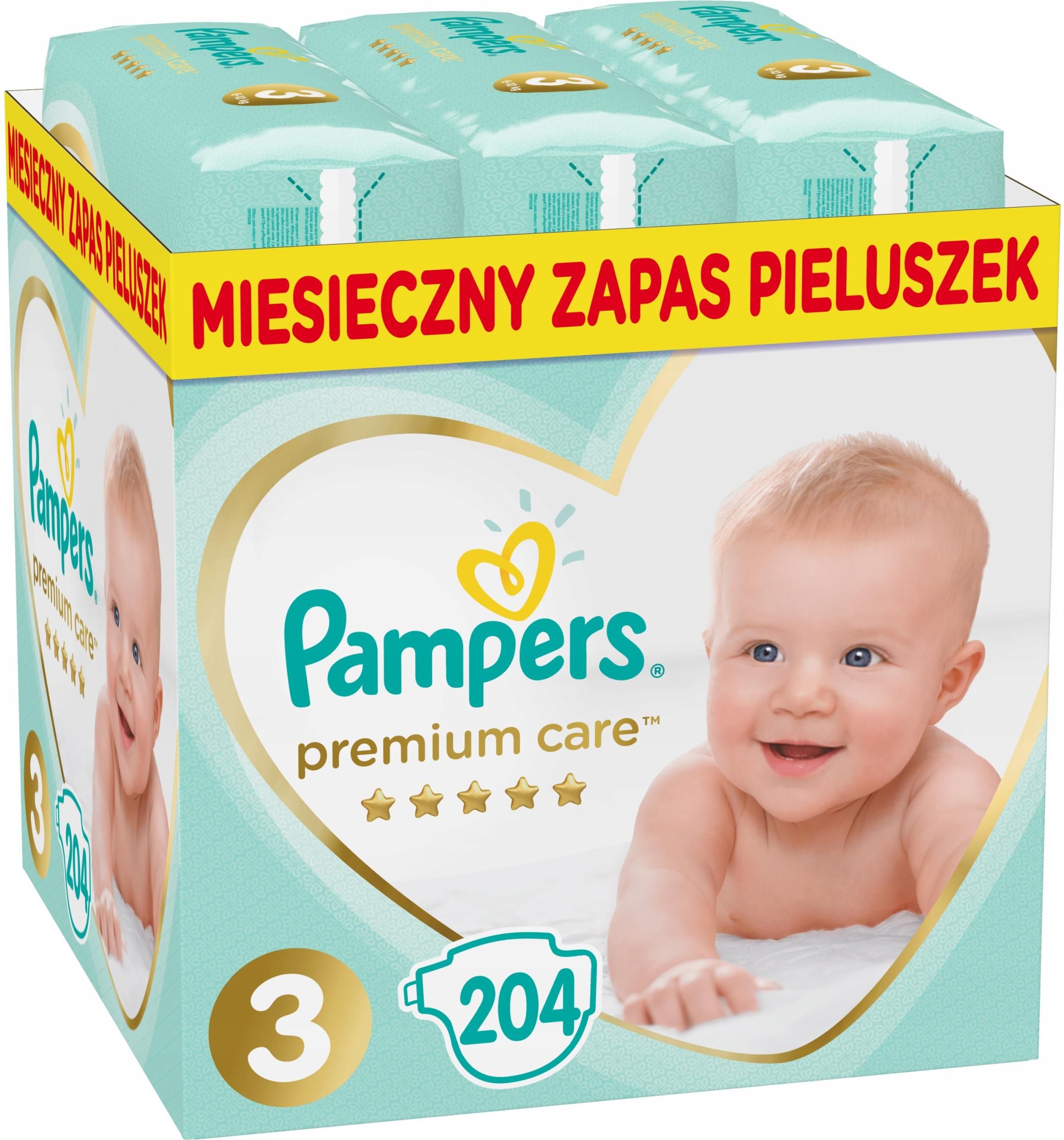 pampersy pampers care 3