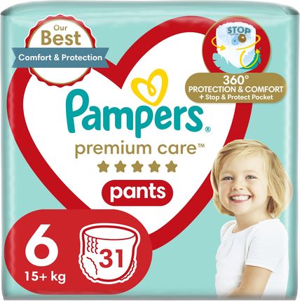 pantsy z firmy pampers rozmiary