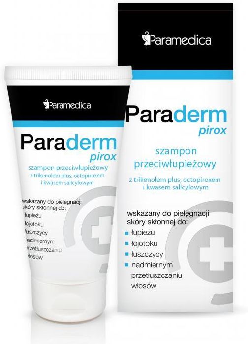 paraderm plus szampon z dziegciem i octopiroxem 150g