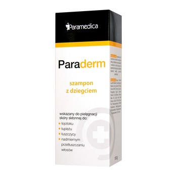 paraderm szampon z dziegciem inci