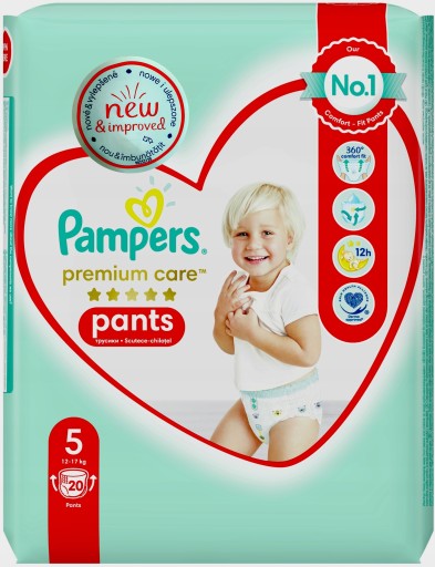 pieluchomajtki pampers 20 sztuk