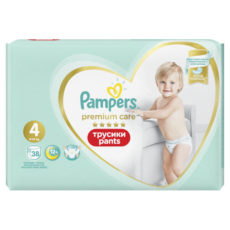 pieluchomajtki pampers 4 premium care