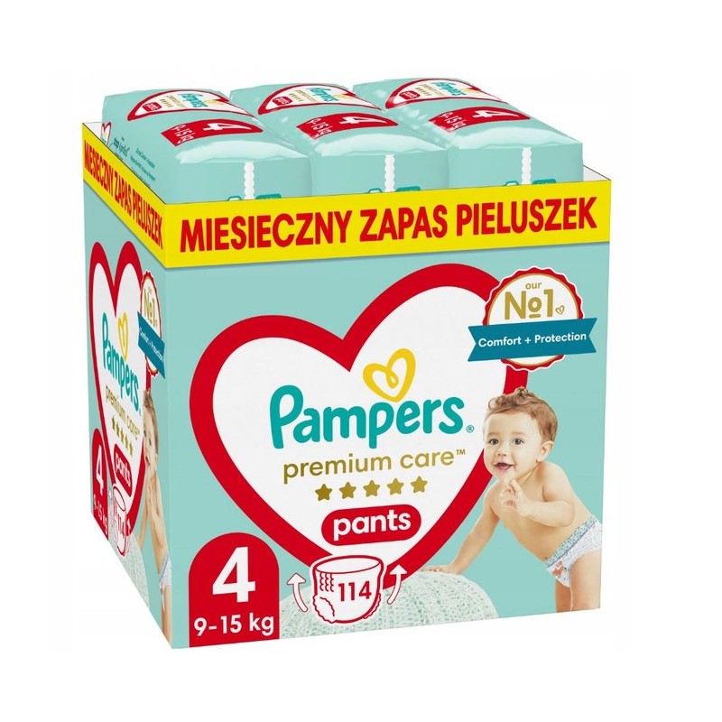 pieluchomajtki pampers premiumcare4